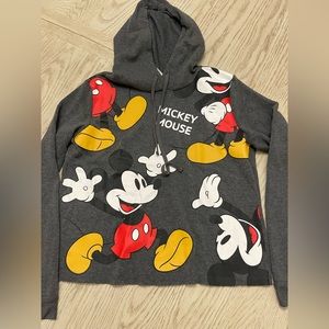 Mickey Mouse Cropped Sweatshirt